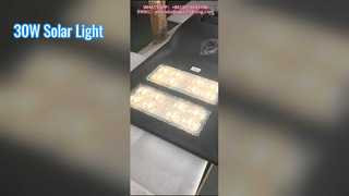 อุณหภูมิสีไฟถนนพลังงานแสงอาทิตย์สองโมดูล 4000K ใช้ในถนน Uraban