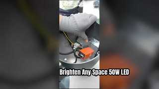 อุณหภูมิสีน้ำท่วมไฟ LED 50W 4000K ใช้สำหรับถนน • สวนสาธารณะ • พื้นที่สาธารณะ