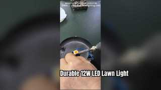 ไฟสนามหญ้า LED 12W พร้อมตัวเรือนอลูมิเนียมหล่อที่ใช้ในสวนสาธารณะและถนน