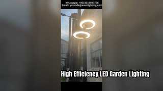 30W-60W IP66 IK10 ไฟสวน LED สองหัวพร้อม 160lm / w ใช้ในถนน