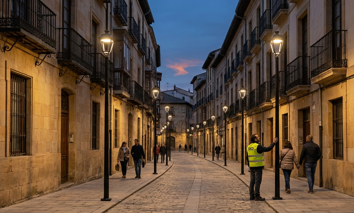 บล็อกบริษัทล่าสุดเกี่ยวกับ Sustainable Urban Renewal: High-Efficiency Courtyard Lights Deployed in Spain.