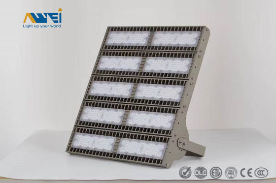 อุณหภูมิสูง IP65 ภายนอก สว่างที่สุด LED แสงน้ําท่วม อลูมิเนียม สีดํา 400W 13000 ลูเมน LED แสงน้ําท่วม