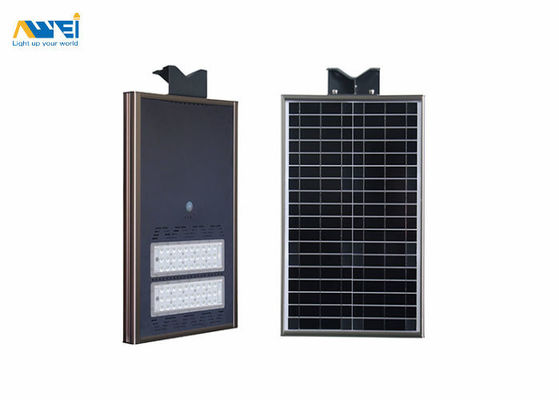 IP67 All In One โซลารี LED Street Light แบตเตอรี่ 30W 12V 15AH สําหรับการสว่างถนน