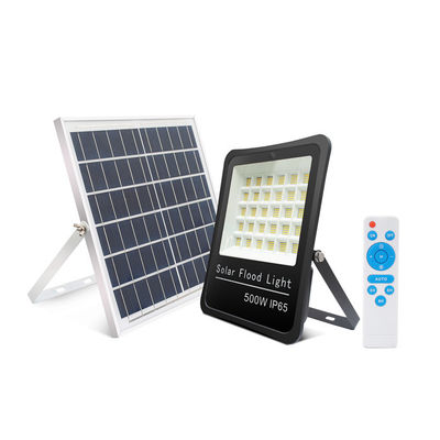ไฟสปอร์ตไลท์โซลาร์เซลล์ LED 500W สำหรับฟาร์ม สวน ลานจอดรถ และไฟส่องสว่างภายนอกอาคารแบบออฟกริด